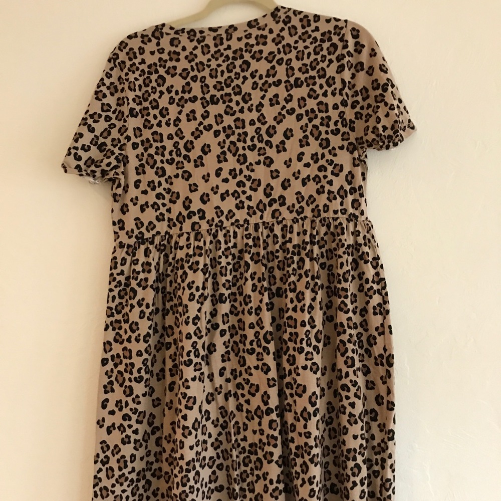 Babydoll leopard dress